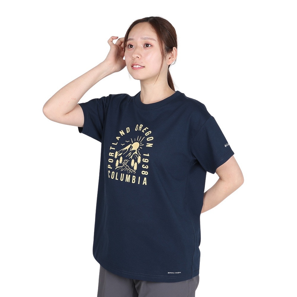 コロンビア（Columbia）（レディース）半袖Tシャツ ヤハラフォレスト ショートスリーブTシャツ PL1517 464