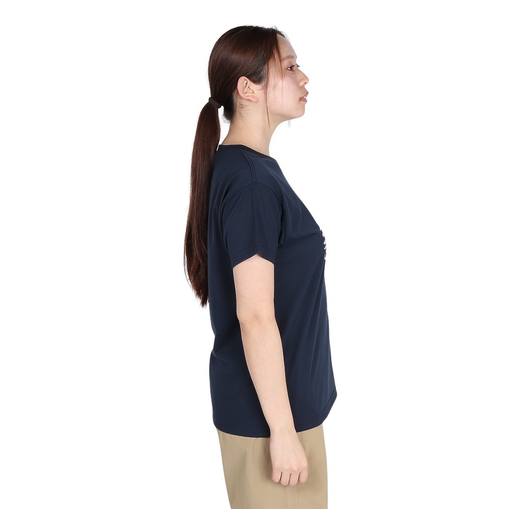 コロンビア（Columbia）（レディース）半袖Tシャツ チェンブリンコーブショートスリーブTシャツ PL4592 464 ネイビー 速乾