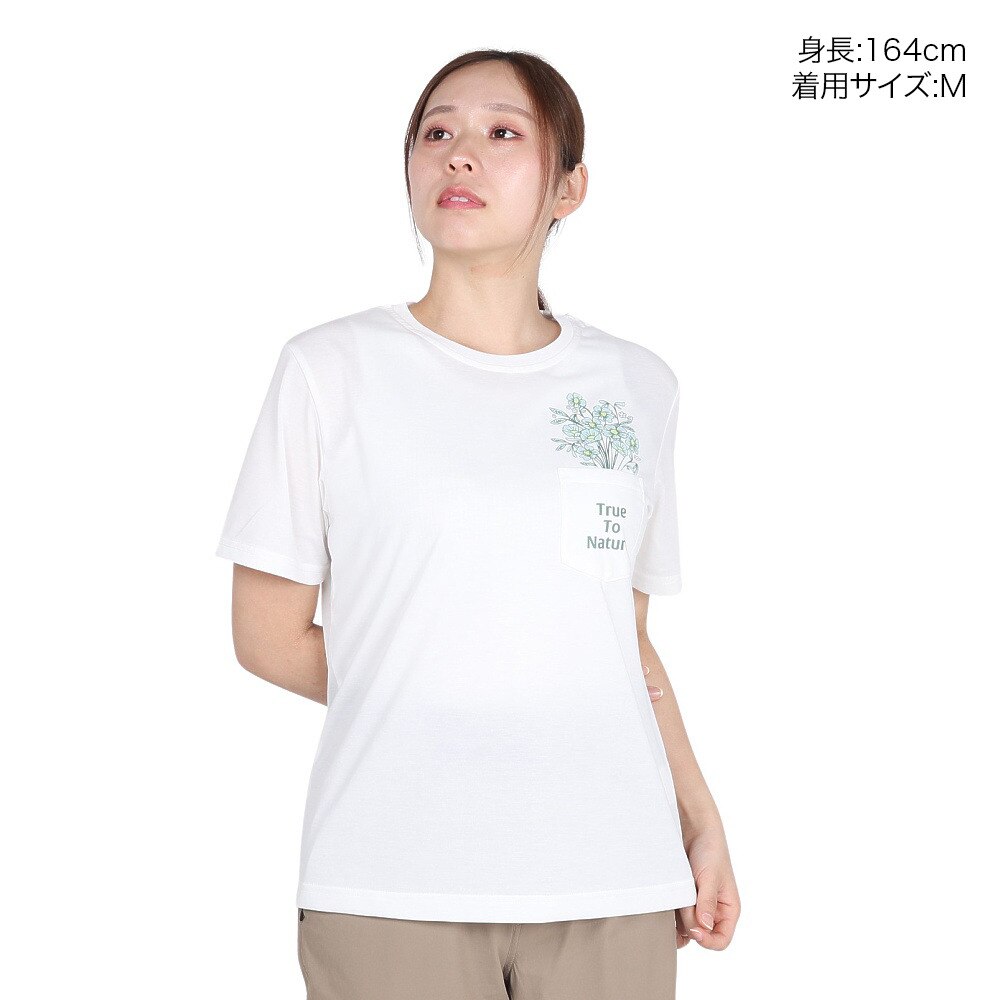 フォックスファイヤー（Foxfire）（レディース）トランスウェット ポケットブーケ 半袖Tシャツ 8215545-002