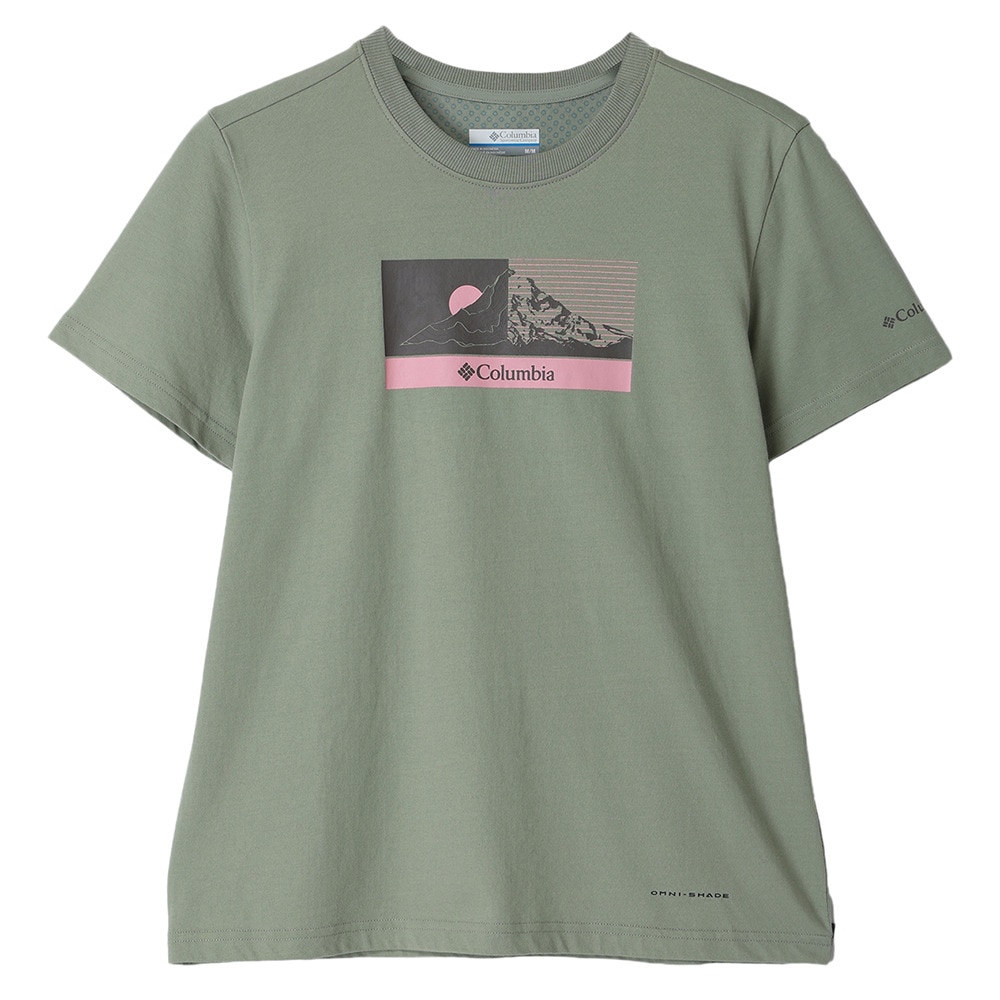 コロンビア（Columbia）（レディース）半袖Tシャツ デルタドリフトグラフィックショートスリーブTシャツ AR5365 348
