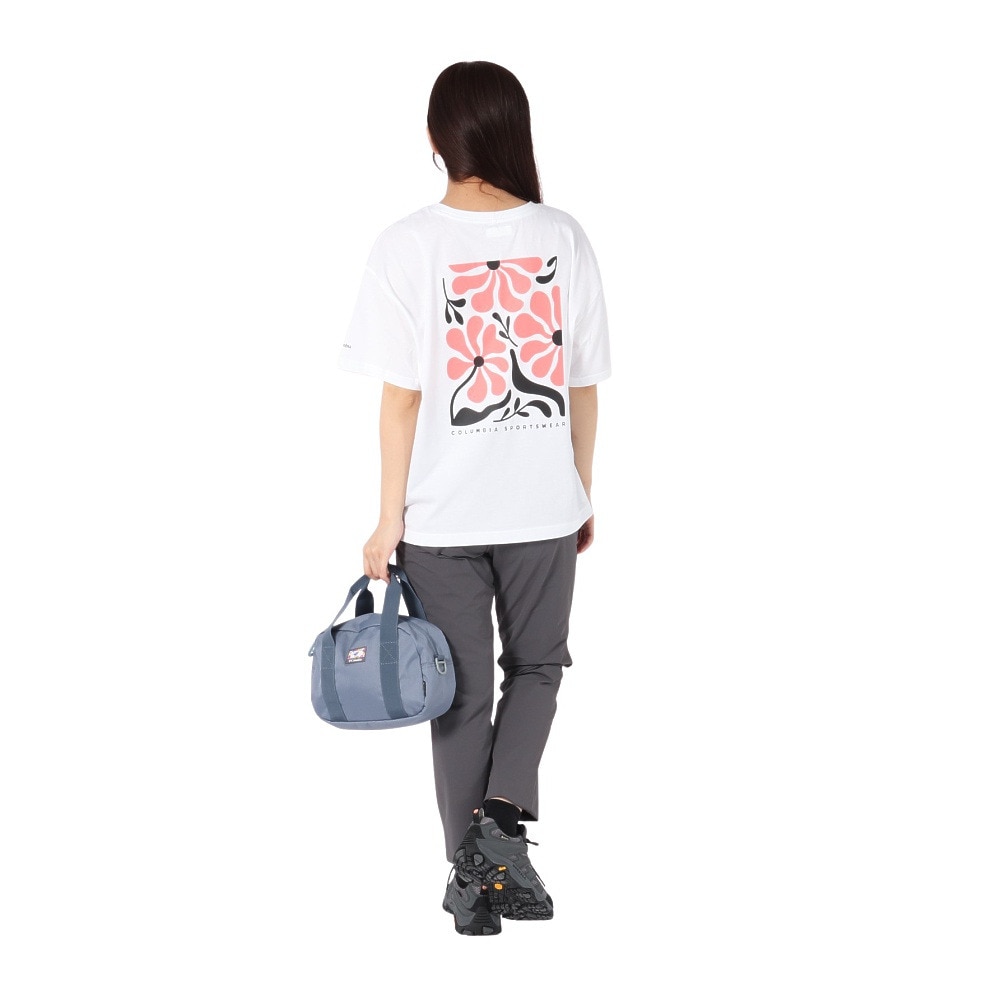 コロンビア（Columbia）（レディース）半袖Tシャツ ローリングベンドグラフィックオーバーサイズドTシャツ AR9588 101