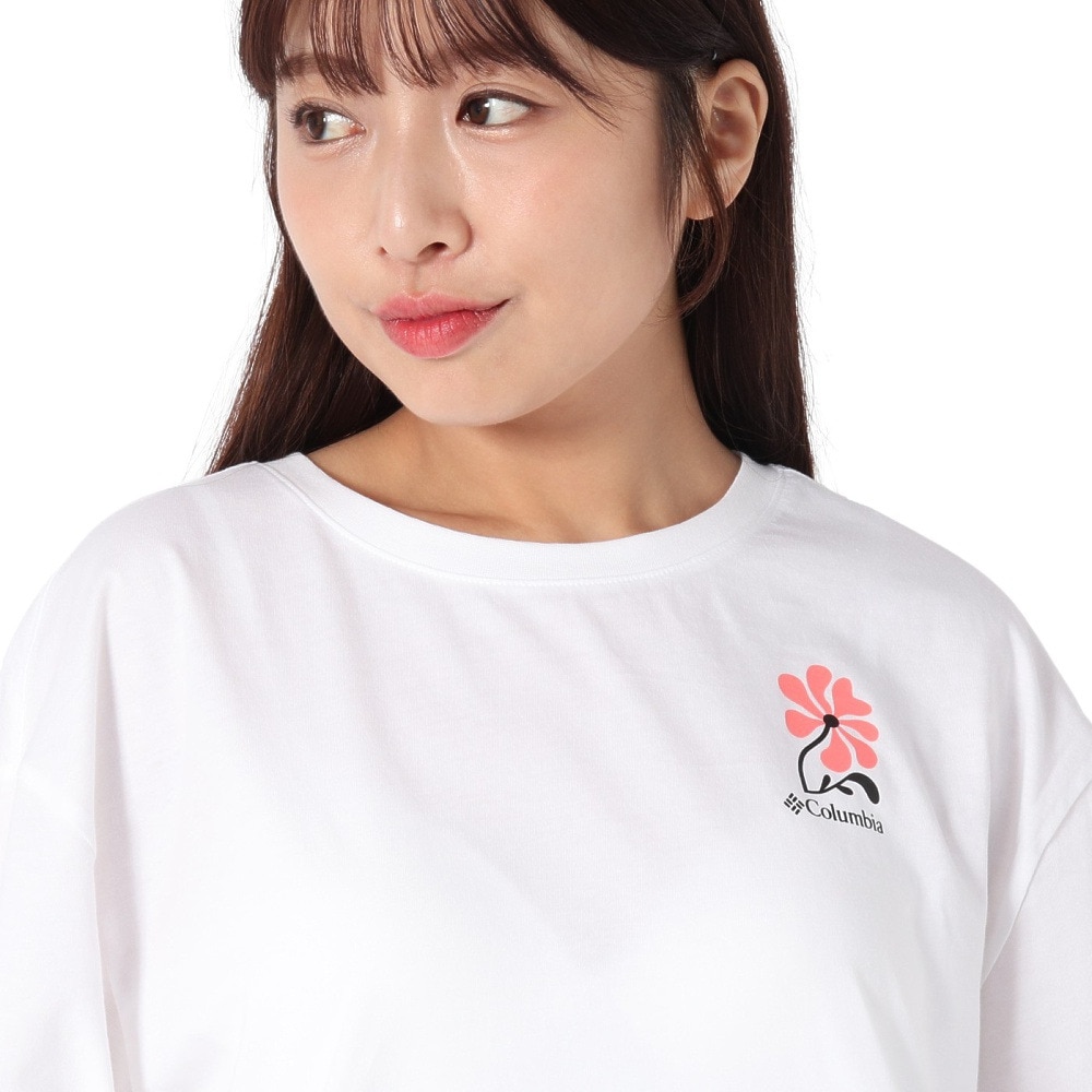 コロンビア（Columbia）（レディース）半袖Tシャツ ローリングベンドグラフィックオーバーサイズドTシャツ AR9588 101
