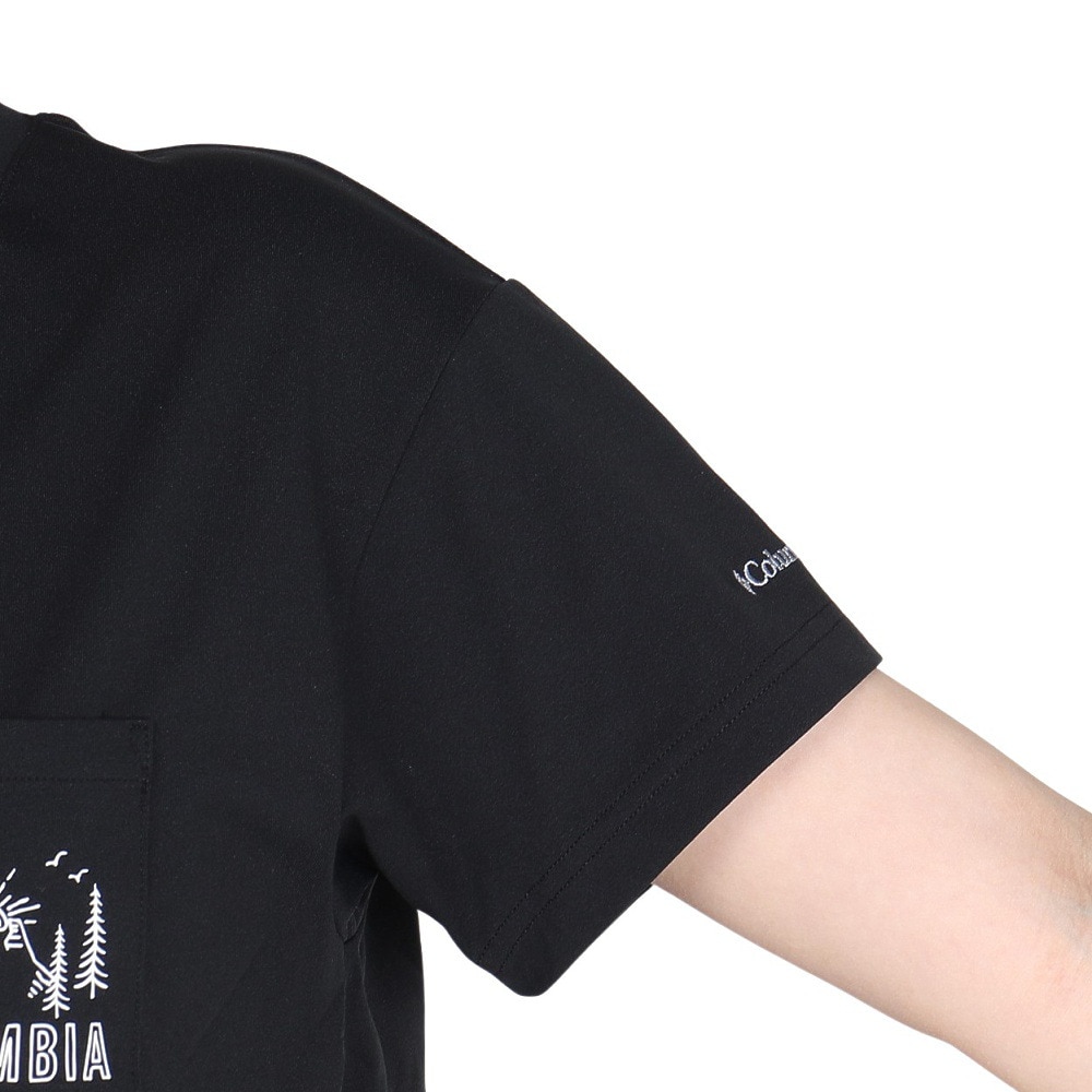 コロンビア（Columbia）（レディース）半袖Tシャツ ヤハラフォレスト ポケットショートスリーブTシャツ PL9610 010