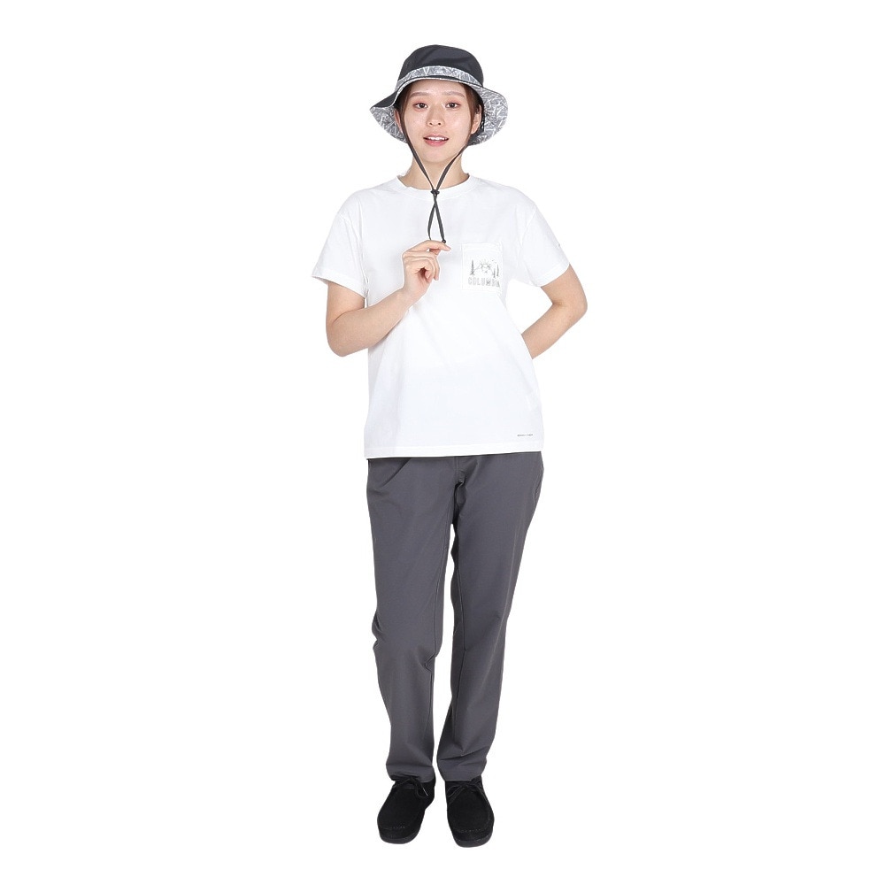 コロンビア（Columbia）（レディース）半袖Tシャツ ヤハラフォレスト ポケットショートスリーブTシャツ PL9610 125
