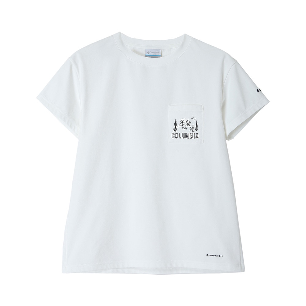 コロンビア（Columbia）（レディース）半袖Tシャツ ヤハラフォレスト ポケットショートスリーブTシャツ PL9610 125