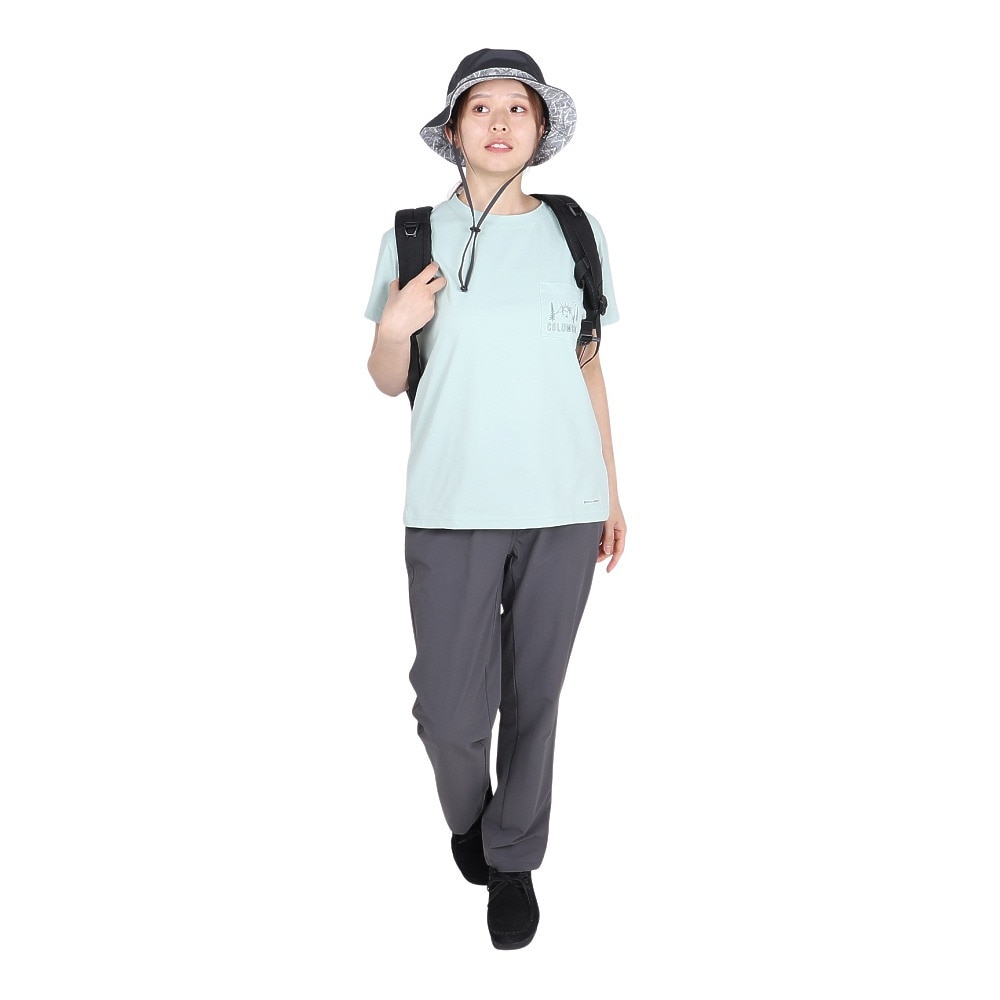コロンビア（Columbia）（レディース）半袖Tシャツ ヤハラフォレスト ポケットショートスリーブTシャツ PL9610 335