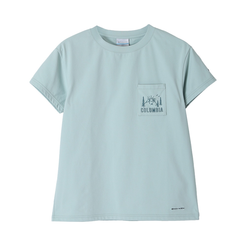 コロンビア（Columbia）（レディース）半袖Tシャツ ヤハラフォレスト ポケットショートスリーブTシャツ PL9610 335