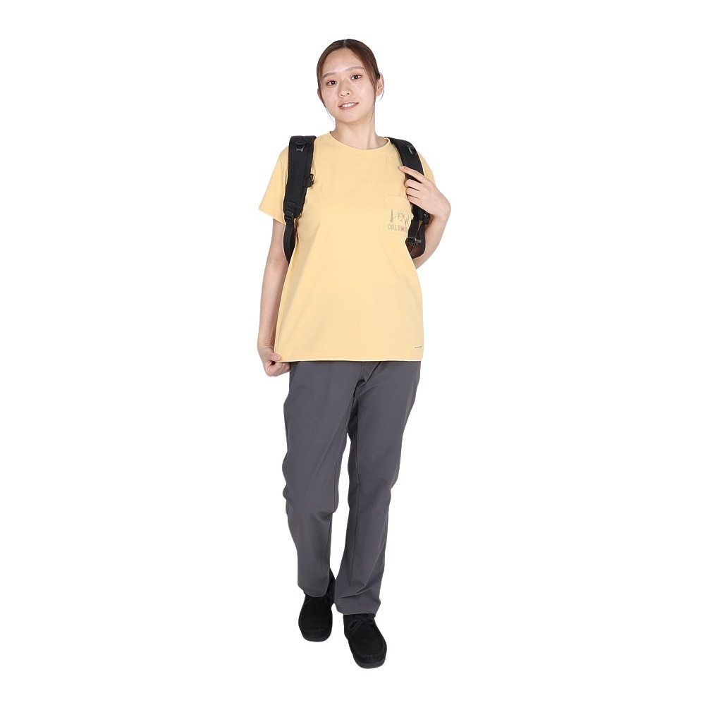 コロンビア（Columbia）（レディース）半袖Tシャツ ヤハラフォレスト ポケットショートスリーブTシャツ PL9610 715