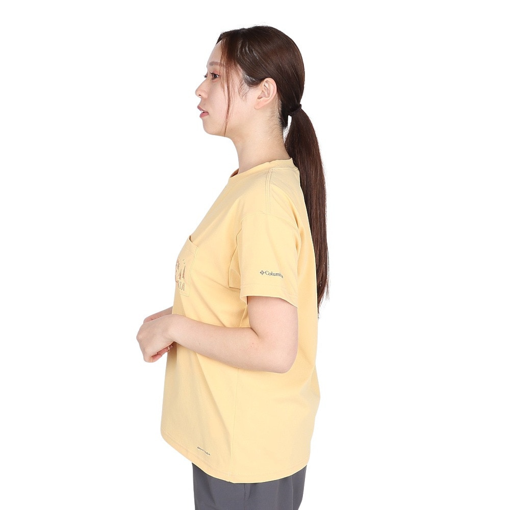 コロンビア（Columbia）（レディース）半袖Tシャツ ヤハラフォレスト ポケットショートスリーブTシャツ PL9610 715