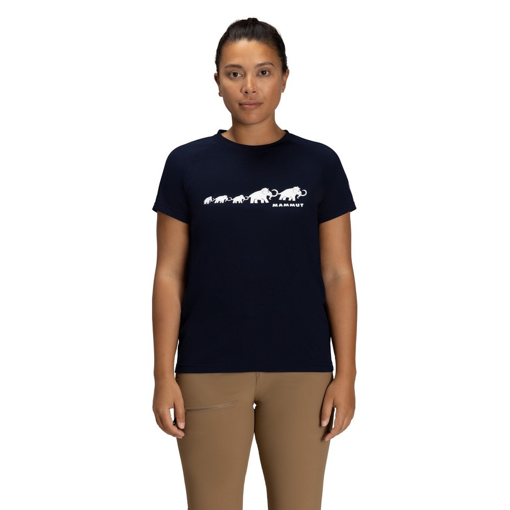 マムート（MAMMUT）（レディース）QD ロゴ プリント 半袖Tシャツ アジアンフィット 1017-02022-50355