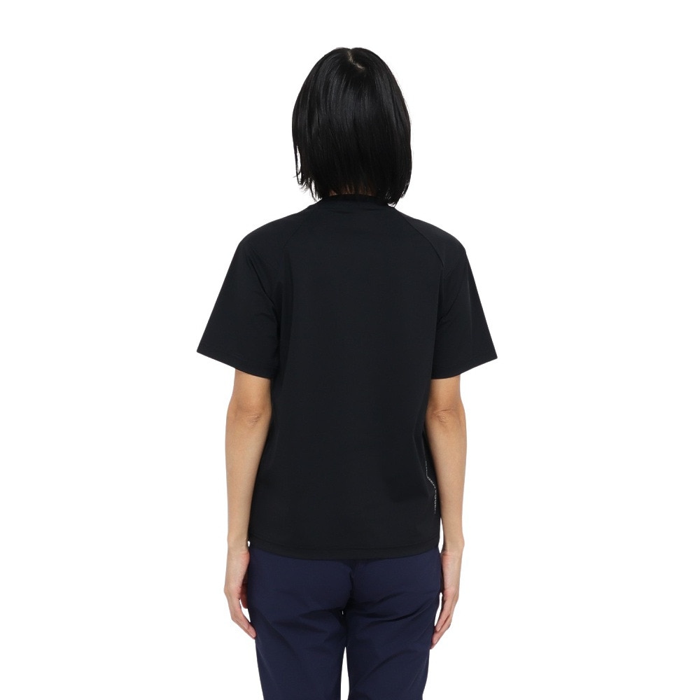 ロジャーエーガー（ROGEREGGER）（レディース）半袖Tシャツ ルフトドライクール RE25SUK5620008 BLK