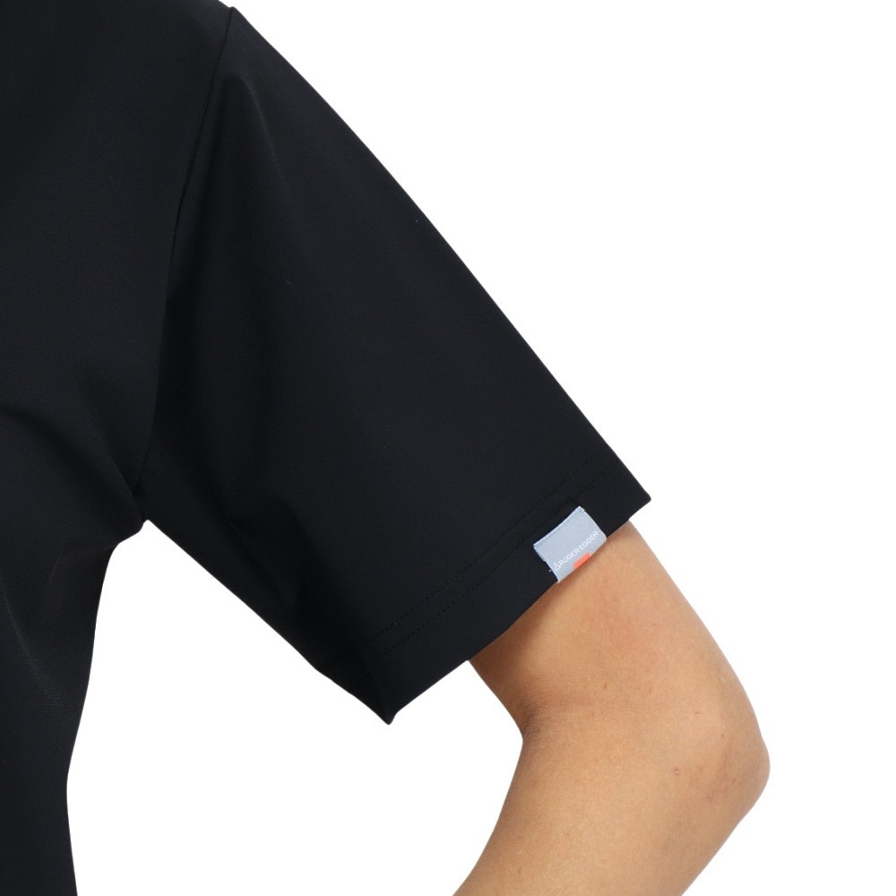 ロジャーエーガー（ROGEREGGER）（レディース）半袖Tシャツ ルフトドライクール RE25SUK5620008 BLK