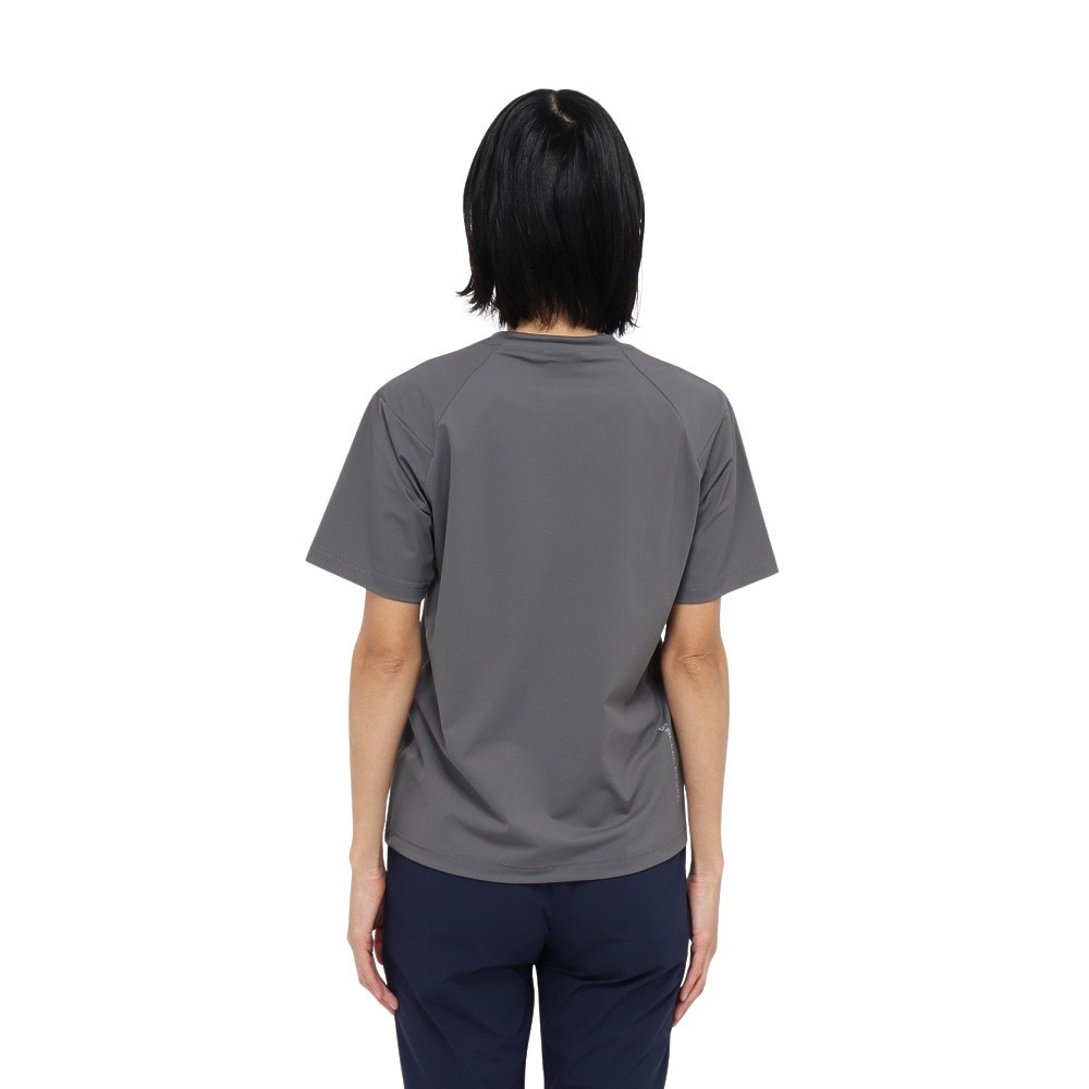 ロジャーエーガー（ROGEREGGER）（レディース）半袖Tシャツ ルフトドライクール RE25SUK5620008 CGRY
