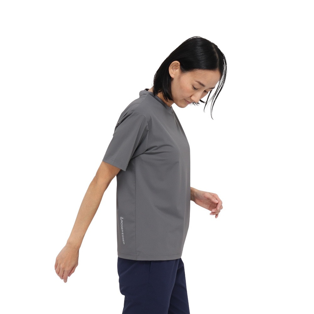 ロジャーエーガー（ROGEREGGER）（レディース）半袖Tシャツ ルフトドライクール RE25SUK5620008 CGRY