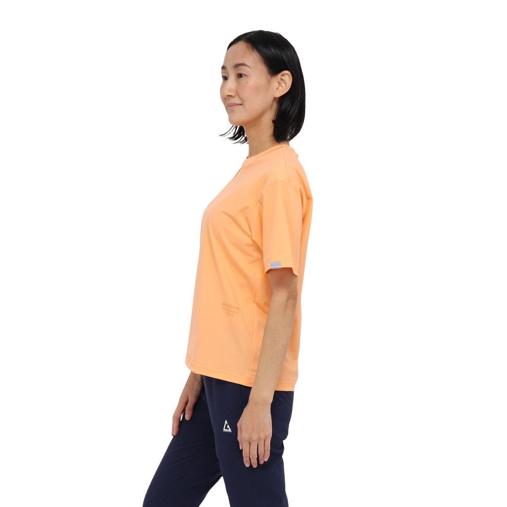 ロジャーエーガー（ROGEREGGER）（レディース）半袖Tシャツ ルフトドライクール RE25SUK5620008 ORG