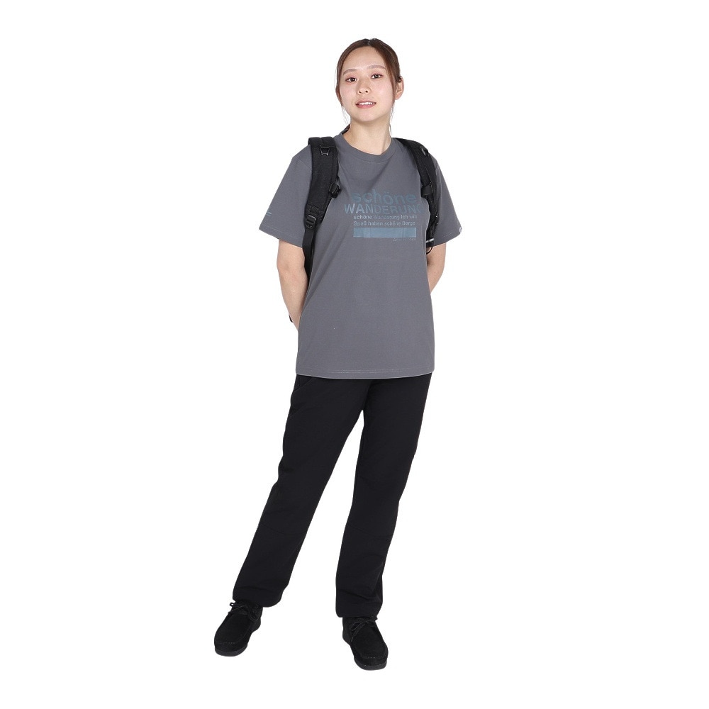 ロジャーエーガー（ROGEREGGER）（レディース）半袖Tシャツ ユングフラウ RE25SUK5620009 CGRY チャコールグレー