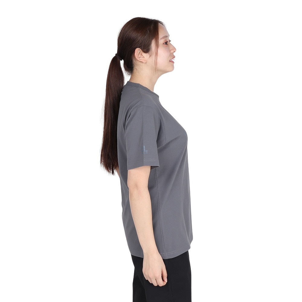 ロジャーエーガー（ROGEREGGER）（レディース）半袖Tシャツ ユングフラウ RE25SUK5620009 CGRY チャコールグレー