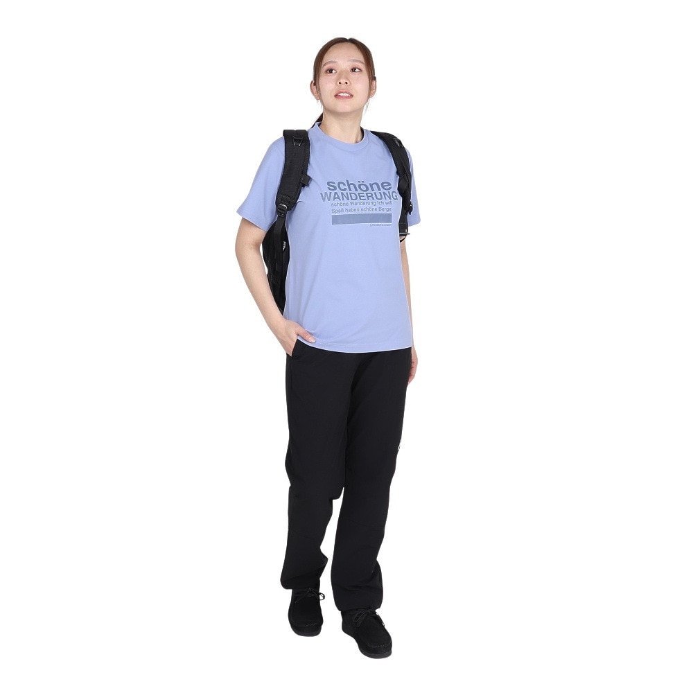 ロジャーエーガー（ROGEREGGER）（レディース）半袖Tシャツ ユングフラウ RE25SUK5620009 LIL ライラック
