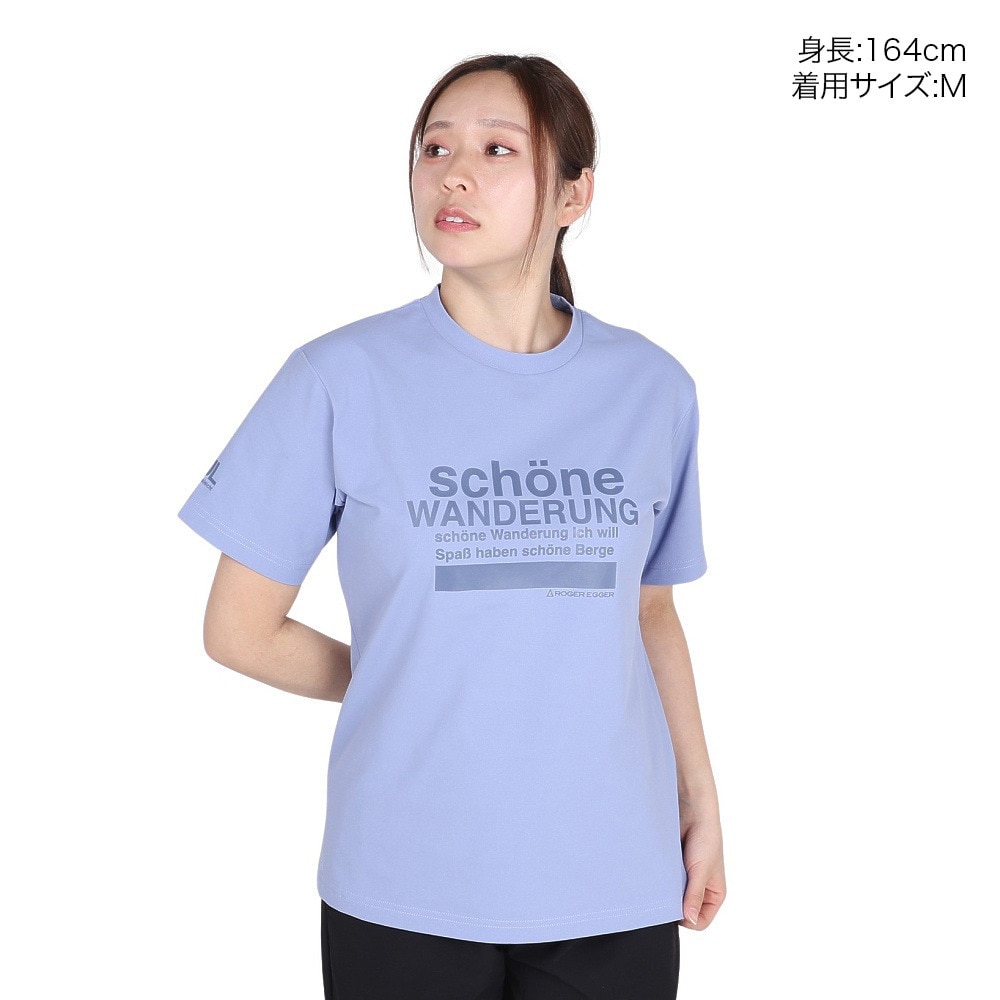 ロジャーエーガー（ROGEREGGER）（レディース）半袖Tシャツ ユングフラウ RE25SUK5620009 LIL ライラック