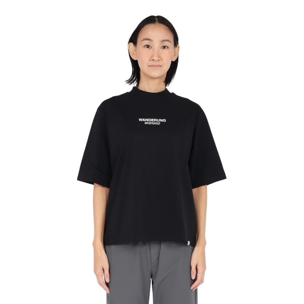 ロジャーエーガー（ROGEREGGER）（レディース）半袖Tシャツ ユングフラウモック 半袖Tシャツ RE25SUK5620010 BLK