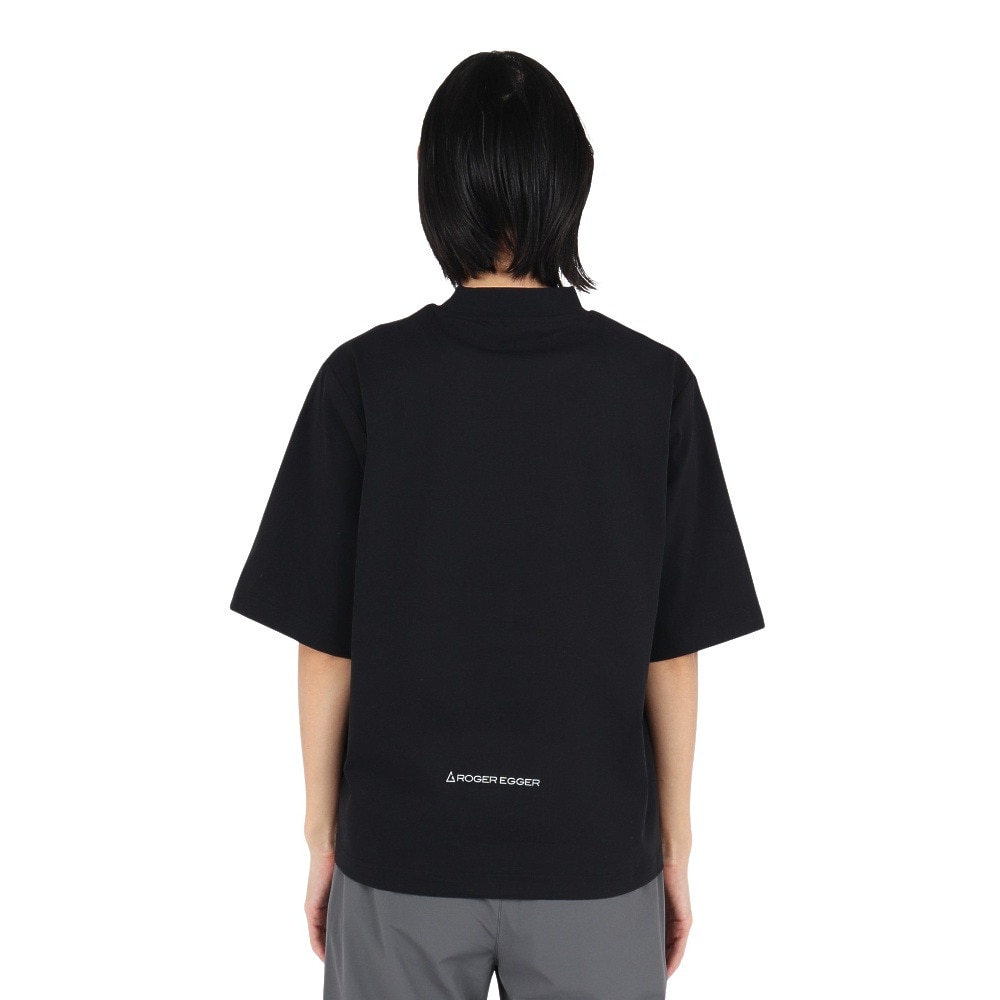 ロジャーエーガー（ROGEREGGER）（レディース）半袖Tシャツ ユングフラウモック 半袖Tシャツ RE25SUK5620010 BLK