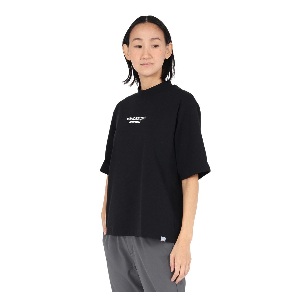 ロジャーエーガー（ROGEREGGER）（レディース）半袖Tシャツ ユングフラウモック 半袖Tシャツ RE25SUK5620010 BLK