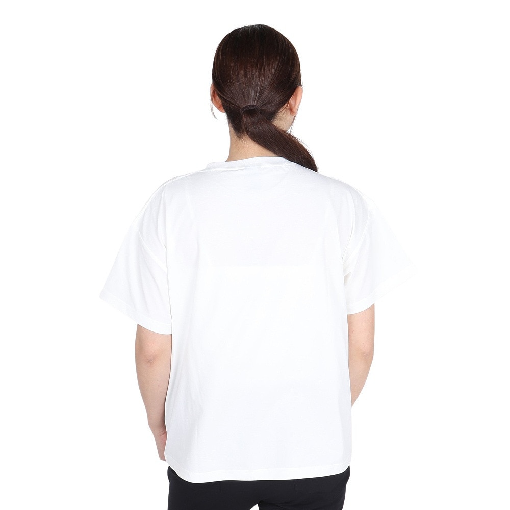 ホールアース（Whole Earth）（レディース）半袖 ロゴ Tシャツ WE2TDZ54 WHT ホワイト