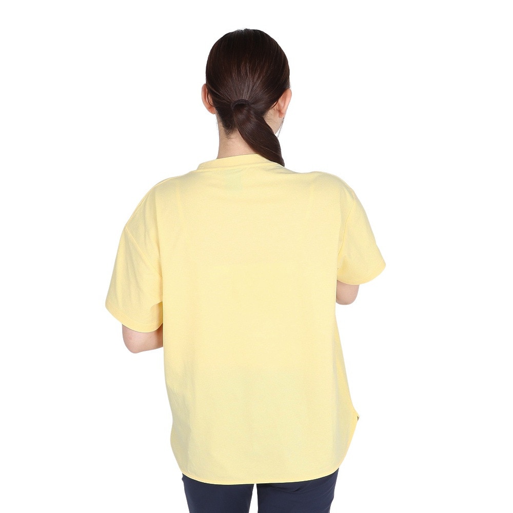 ホールアース（Whole Earth）（レディース）半袖 ポケット Tシャツ WE2TDZ55 LMN レモン