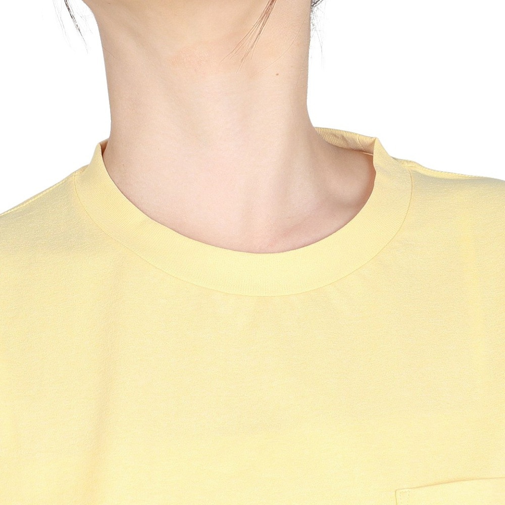 ホールアース（Whole Earth）（レディース）半袖 ポケット Tシャツ WE2TDZ55 LMN レモン