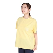 (レディース)半袖 ポケット Tシャツ WE2TDZ55 LMN レモン