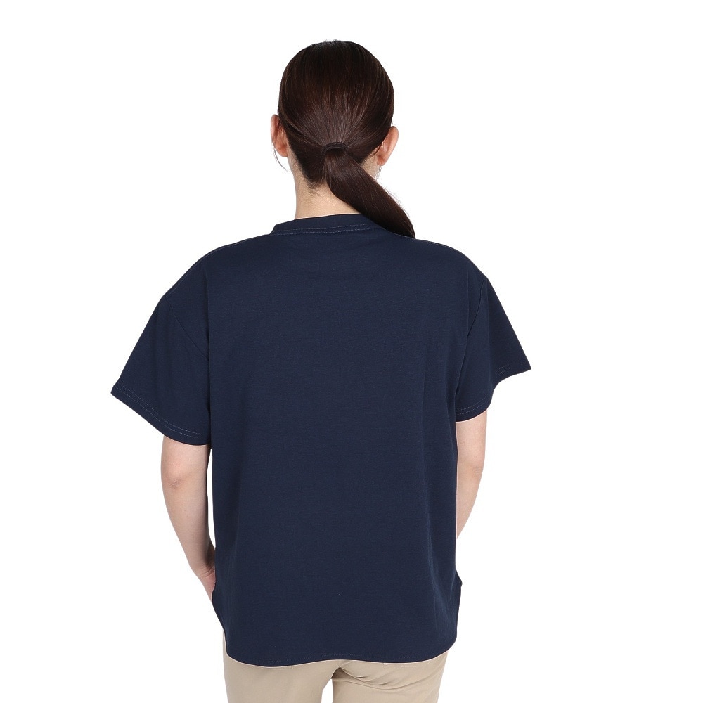 ホールアース（Whole Earth）（レディース）半袖 ポケット Tシャツ WE2TDZ55 NVY ネイビー