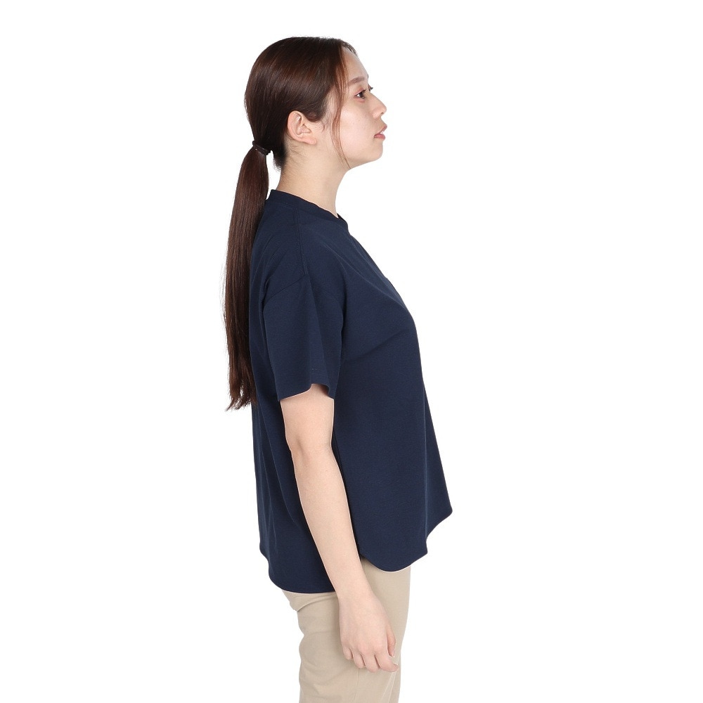 ホールアース（Whole Earth）（レディース）半袖 ポケット Tシャツ WE2TDZ55 NVY ネイビー