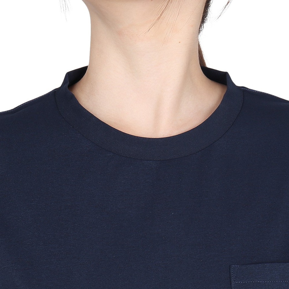 ホールアース（Whole Earth）（レディース）半袖 ポケット Tシャツ WE2TDZ55 NVY ネイビー