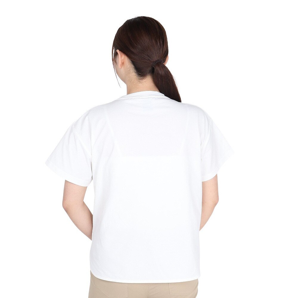 ホールアース（Whole Earth）（レディース）半袖 ポケット Tシャツ WE2TDZ55 WHT ホワイト