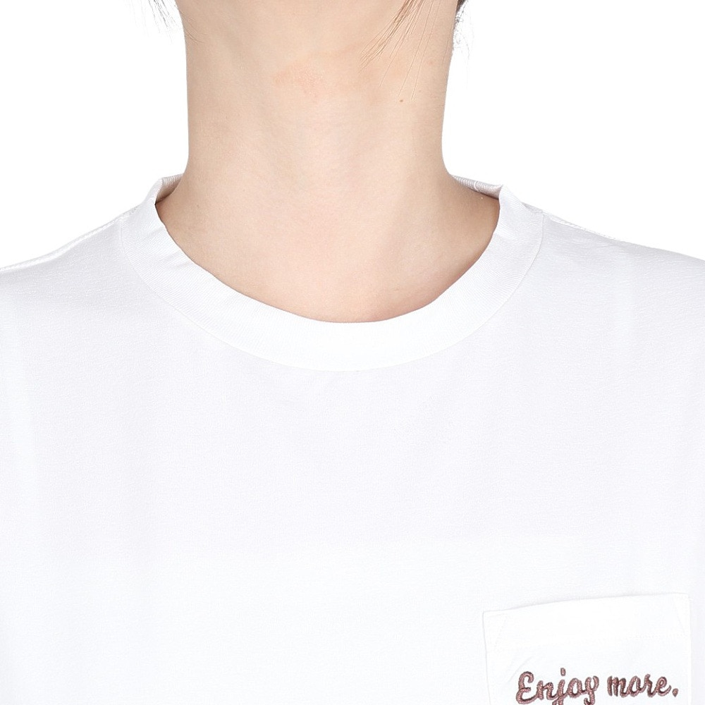 ホールアース（Whole Earth）（レディース）半袖 ポケット Tシャツ WE2TDZ55 WHT ホワイト
