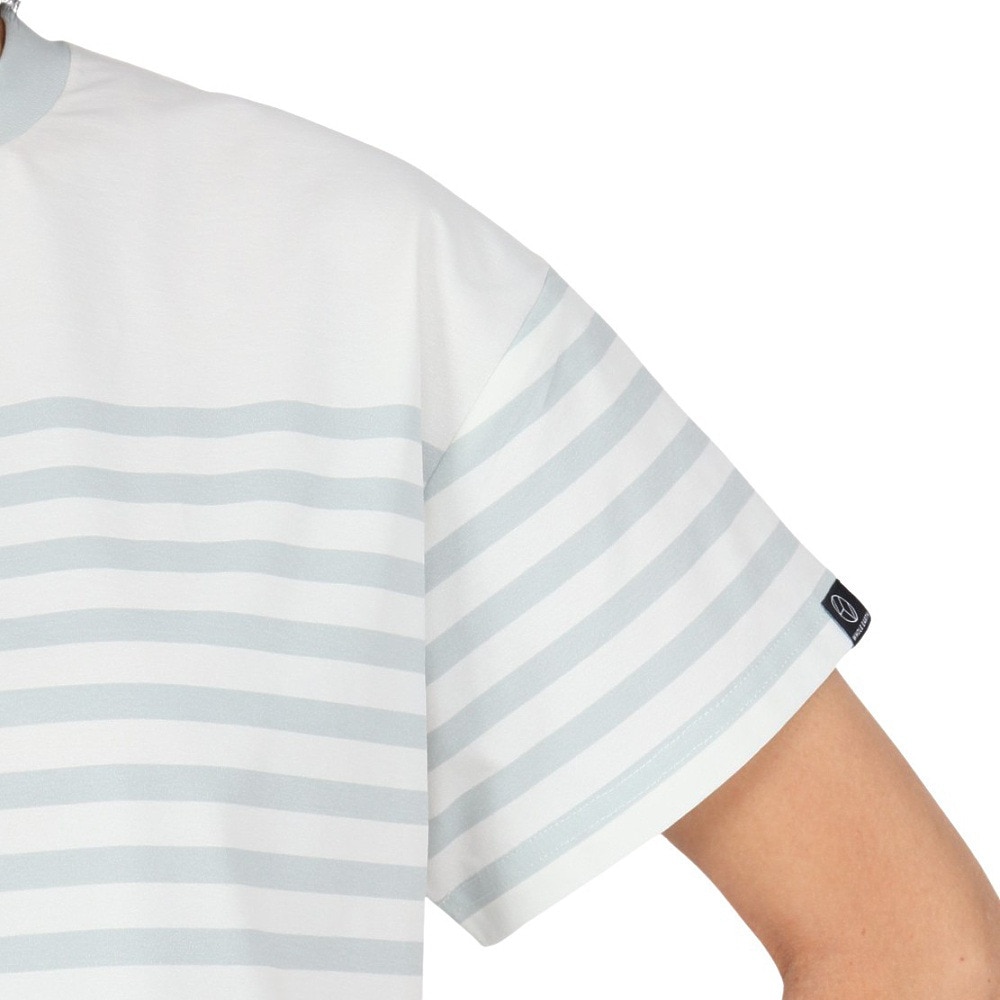 ホールアース（Whole Earth）（レディース）半袖Tシャツ BORDER WE2TDZ56 GRY