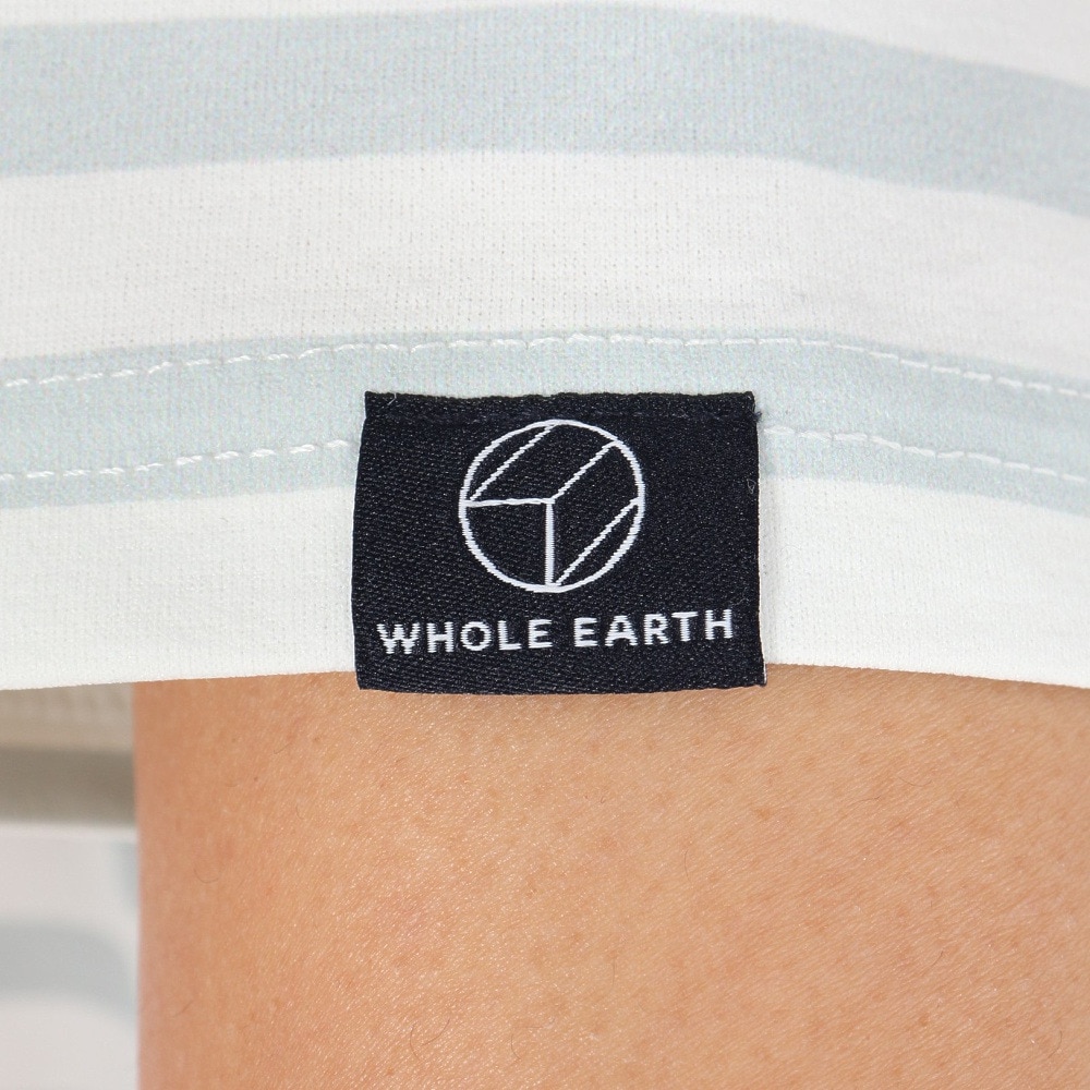 ホールアース（Whole Earth）（レディース）半袖Tシャツ BORDER WE2TDZ56 GRY