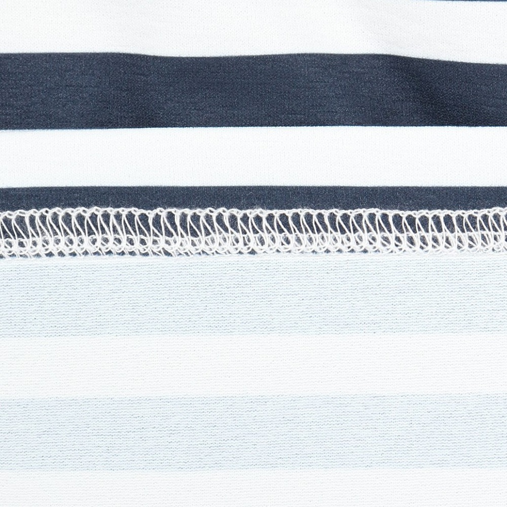 ホールアース（Whole Earth）（レディース）半袖Tシャツ BORDER WE2TDZ56 NVY