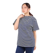 (レディース)半袖Tシャツ ショートスリーブ マリンボーダーTシャツ HH62419 DO