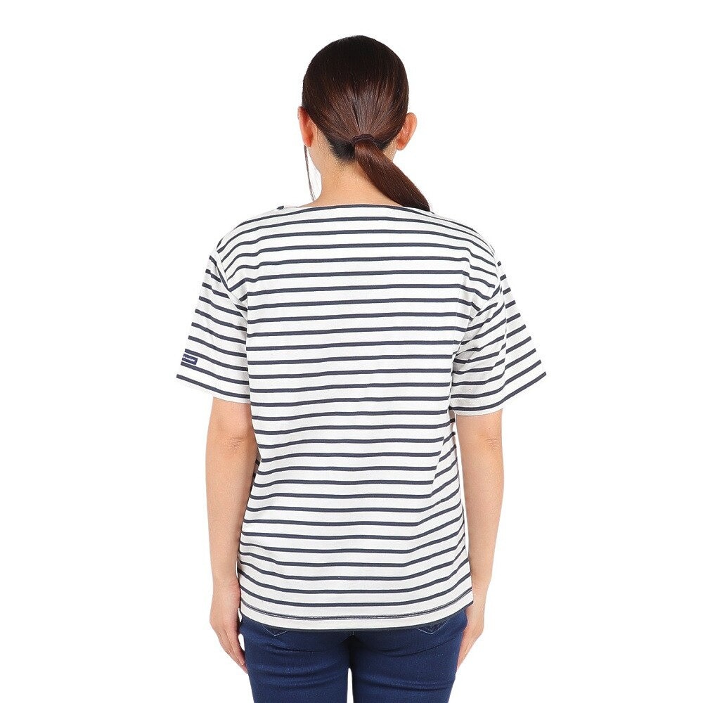 ヘリーハンセン（HELLY HANSEN）（レディース）半袖Tシャツ ショートスリーブ マリンボーダーTシャツ HH62419 OD