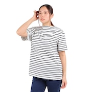 (レディース)半袖Tシャツ ショートスリーブ マリンボーダーTシャツ HH62419 OD