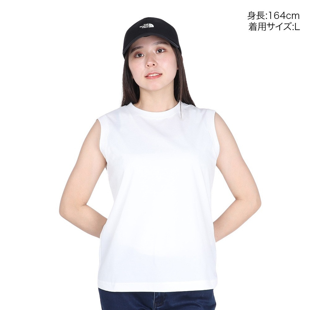 ザ・ノース・フェイス（THE NORTH FACE）（レディース）スリーブレス エアリーTシャツ NTW12448 W