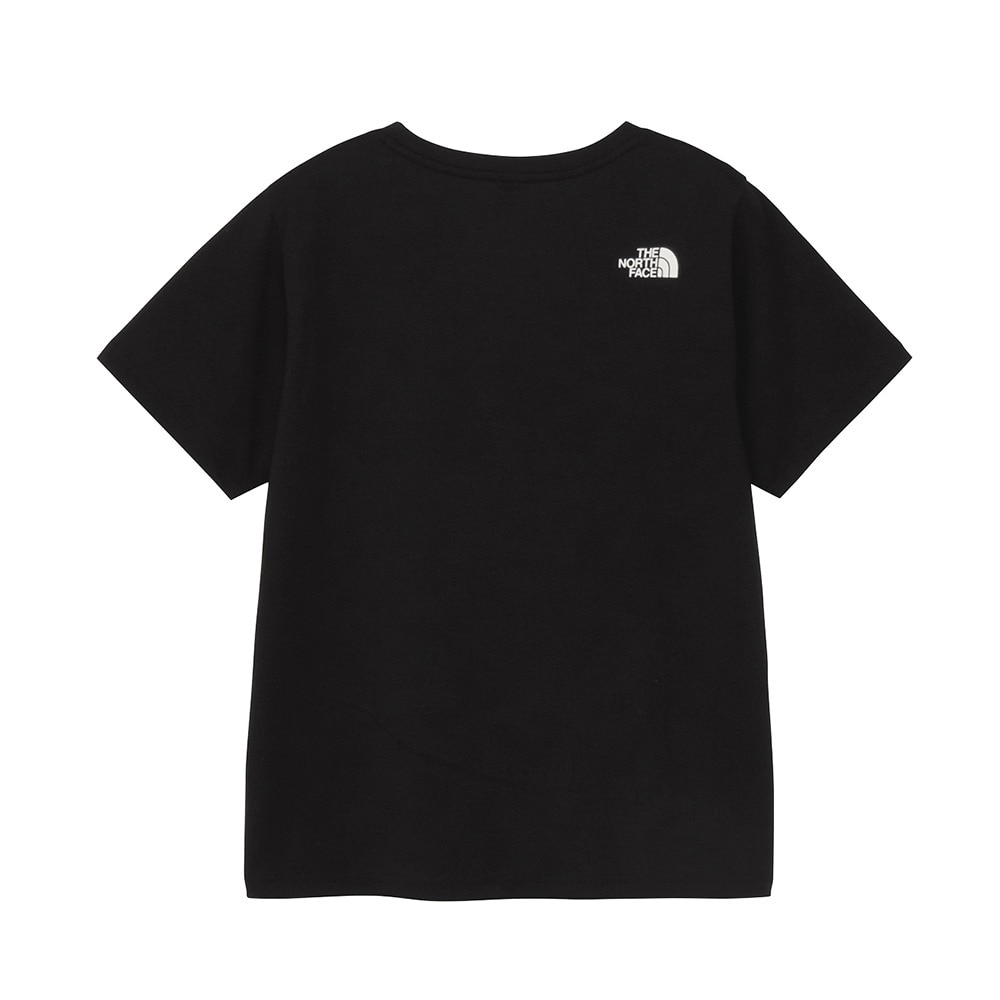 ザ・ノース・フェイス（THE NORTH FACE）（レディース）半袖 スクエアロゴポケット Tシャツ NTW82541 K