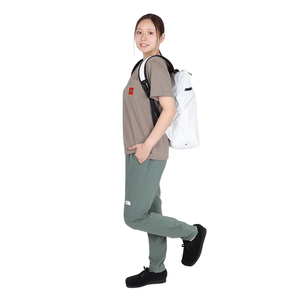 ザ・ノース・フェイス（THE NORTH FACE）（レディース）半袖 スクエアロゴポケット Tシャツ NTW82541 MR
