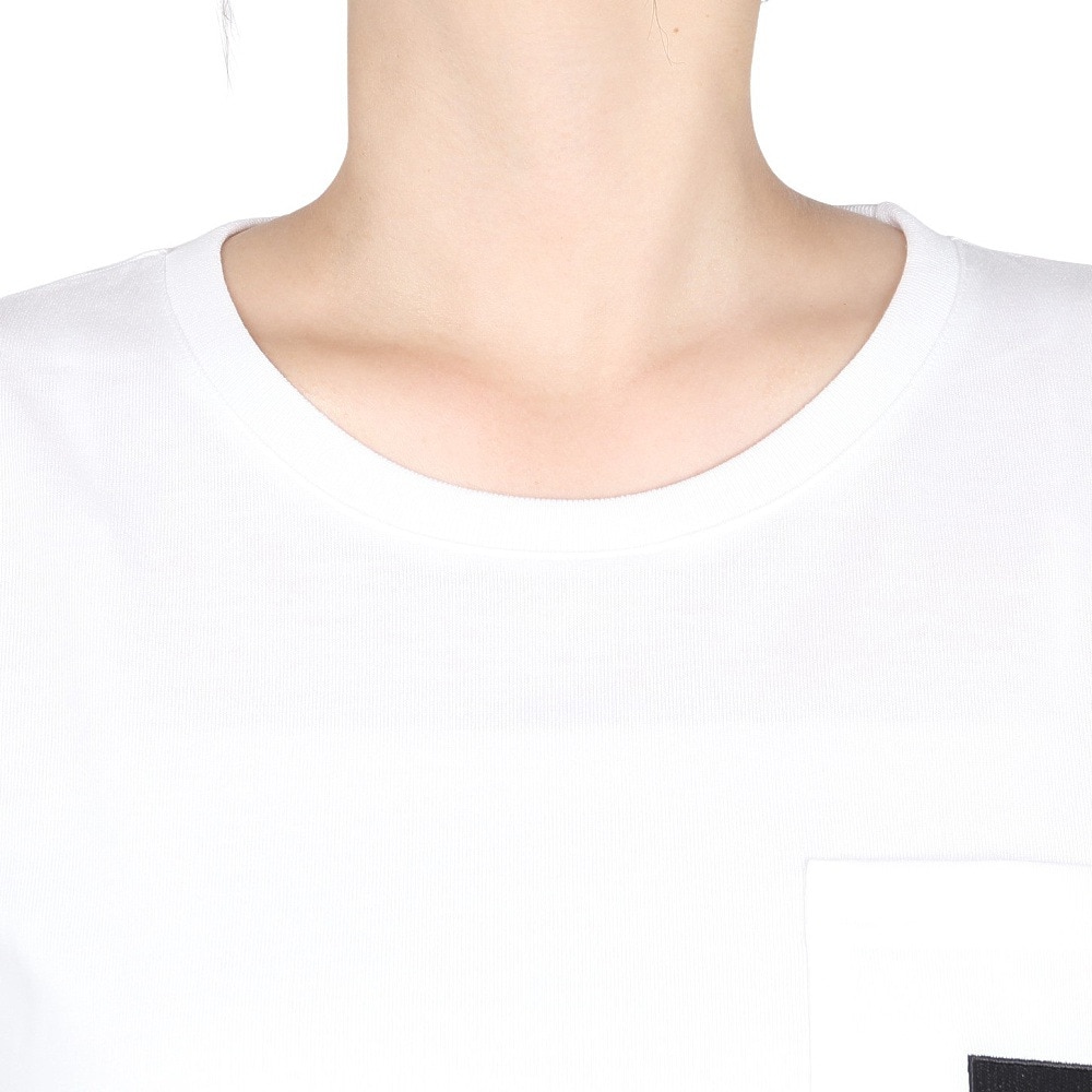 ザ・ノース・フェイス（THE NORTH FACE）（レディース）半袖 スクエアロゴポケット Tシャツ NTW82541 W