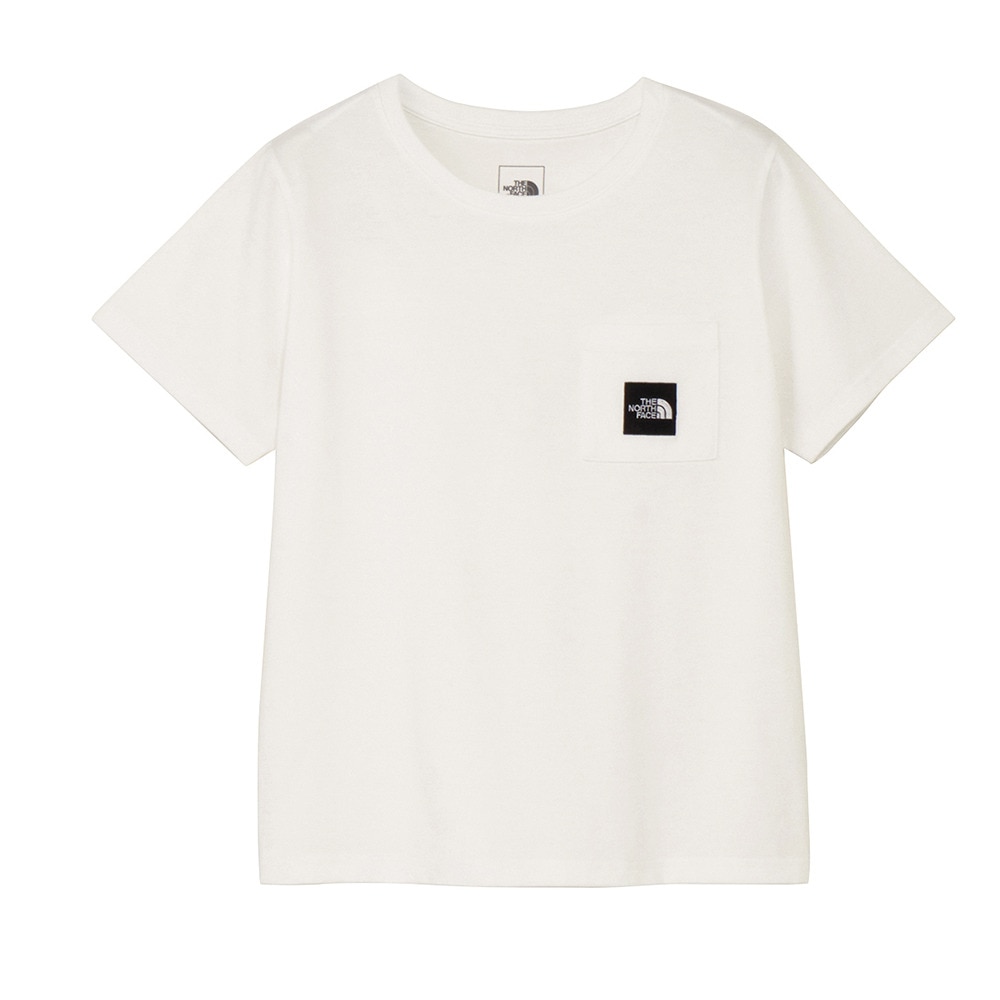ザ・ノース・フェイス（THE NORTH FACE）（レディース）半袖 スクエアロゴポケット Tシャツ NTW82541 W