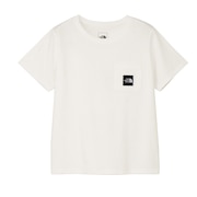 (レディース)半袖 スクエアロゴポケット Tシャツ NTW82541 W
