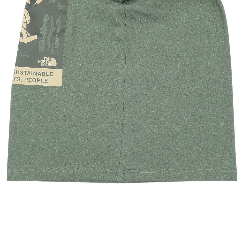 ジュニア 半袖Tシャツ シレトコトコ NTJ32534ST DG 5