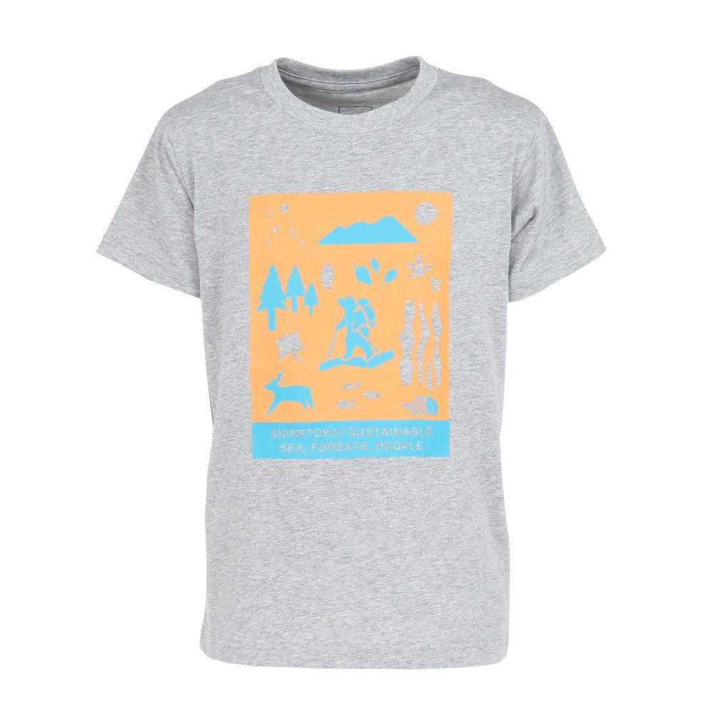 ジュニア 半袖Tシャツ シレトコトコ NTJ32534ST Z