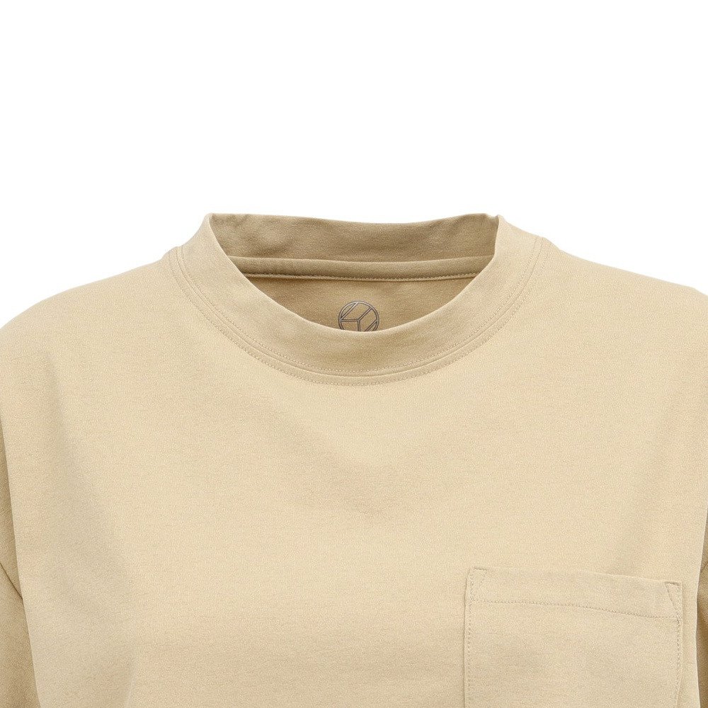 ホールアース（Whole Earth）（レディース）ポケット付き 半袖Tシャツ WE2VDZ77 BEG